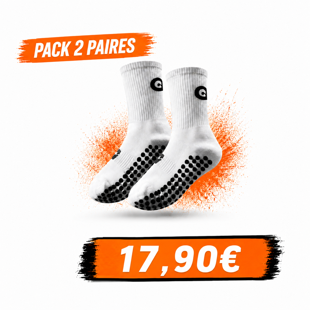 Chaussettes anti dérapante GrypZ - Deux paires