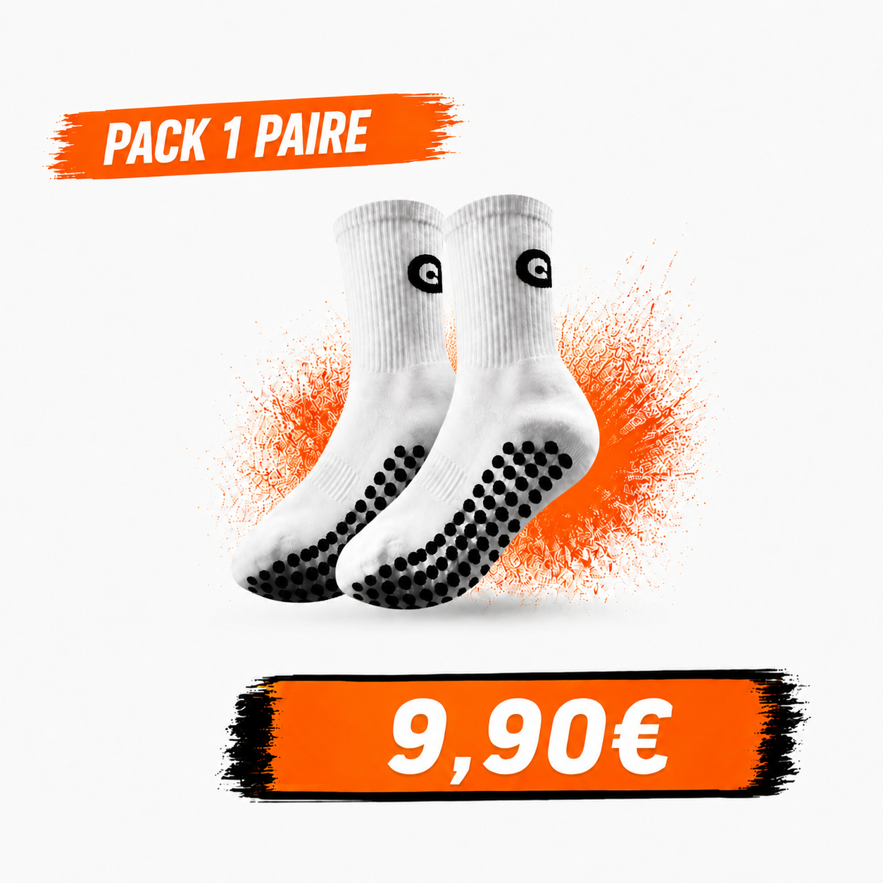 Chaussettes anti dérapante GrypZ - Une paire